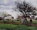 pommiers à pontoise 1868 Camille Pissarro